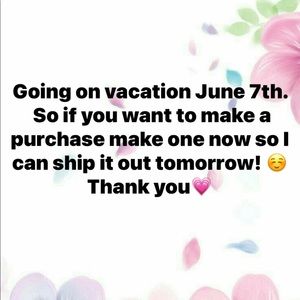 Going on vacation